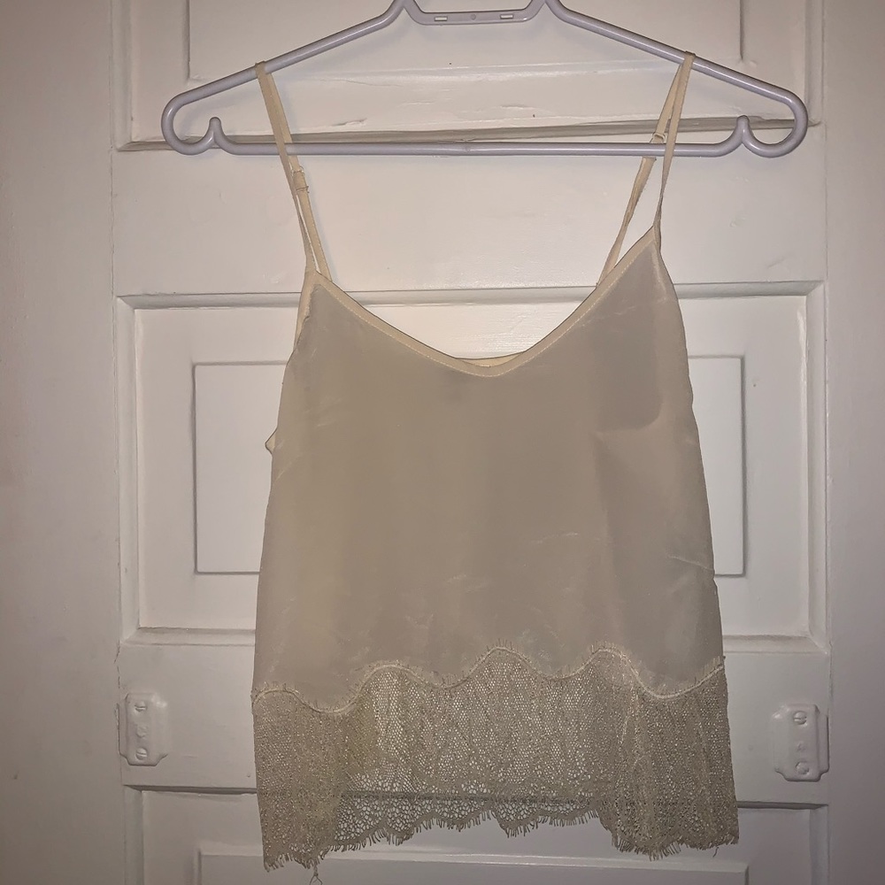 Aritzia Wilfred silk top
